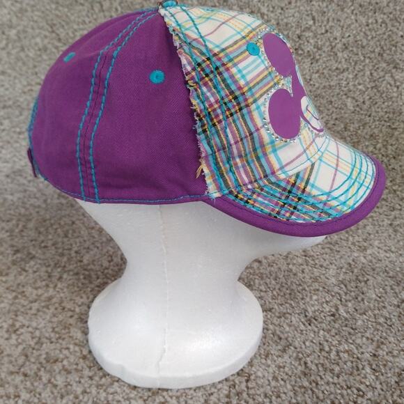 Disney Parks Mickey Mouse Rhinestone Baseball Cap Adjustable Hat - Picture 5 of 8